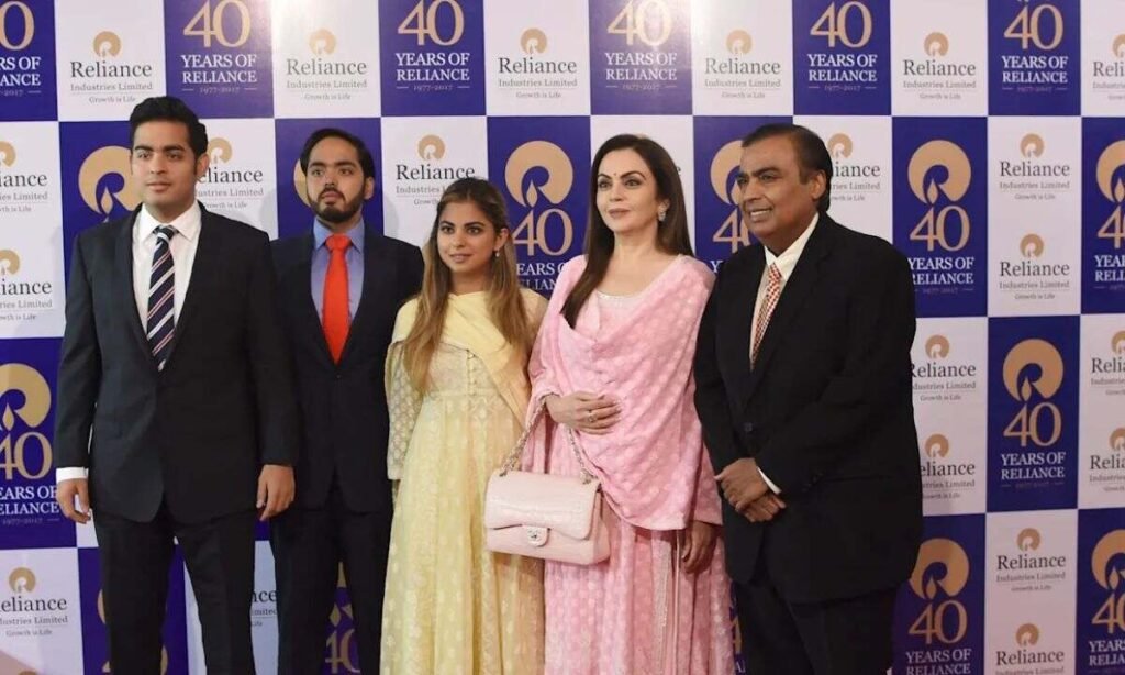 Mukesh Ambani Wife and Children